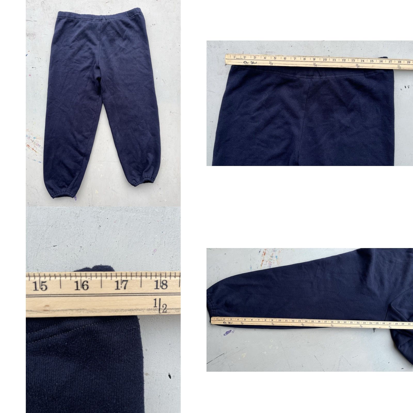 Russell Athletic VINTAGE Russell Athletic Men’s Joggers Navy Blue M Sweatpants 90s Athletic Activewear USA Stretch Size US 31 - 8 Thumbnail
