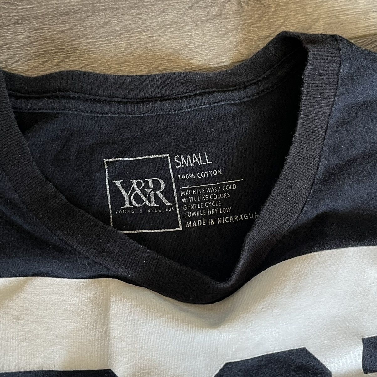 Young And Reckless Vintage Young and Reckless Y&R Block Logic Graphic Logo Tee Size US S / EU 44-46 / 1 - 5 Thumbnail