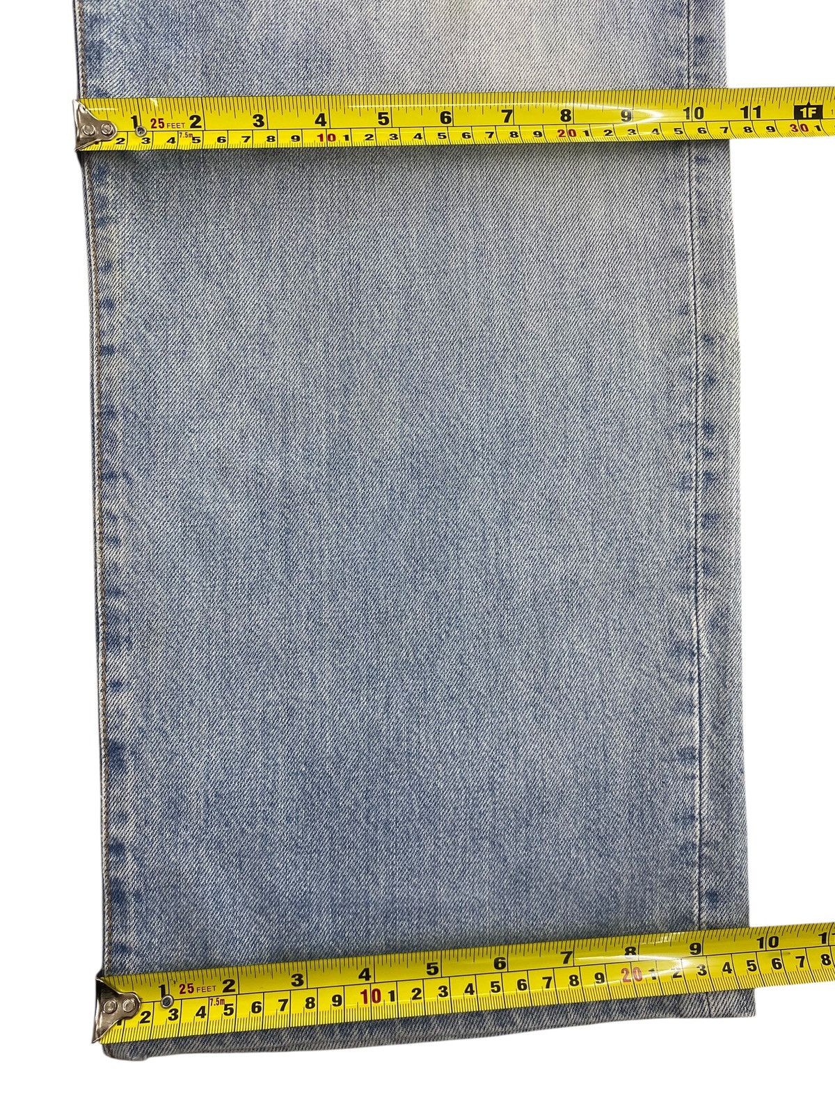 Japanese Brand Japanese Brand Acid Blue Wash Ripped Style Jeans Size US 35 - 9 Thumbnail