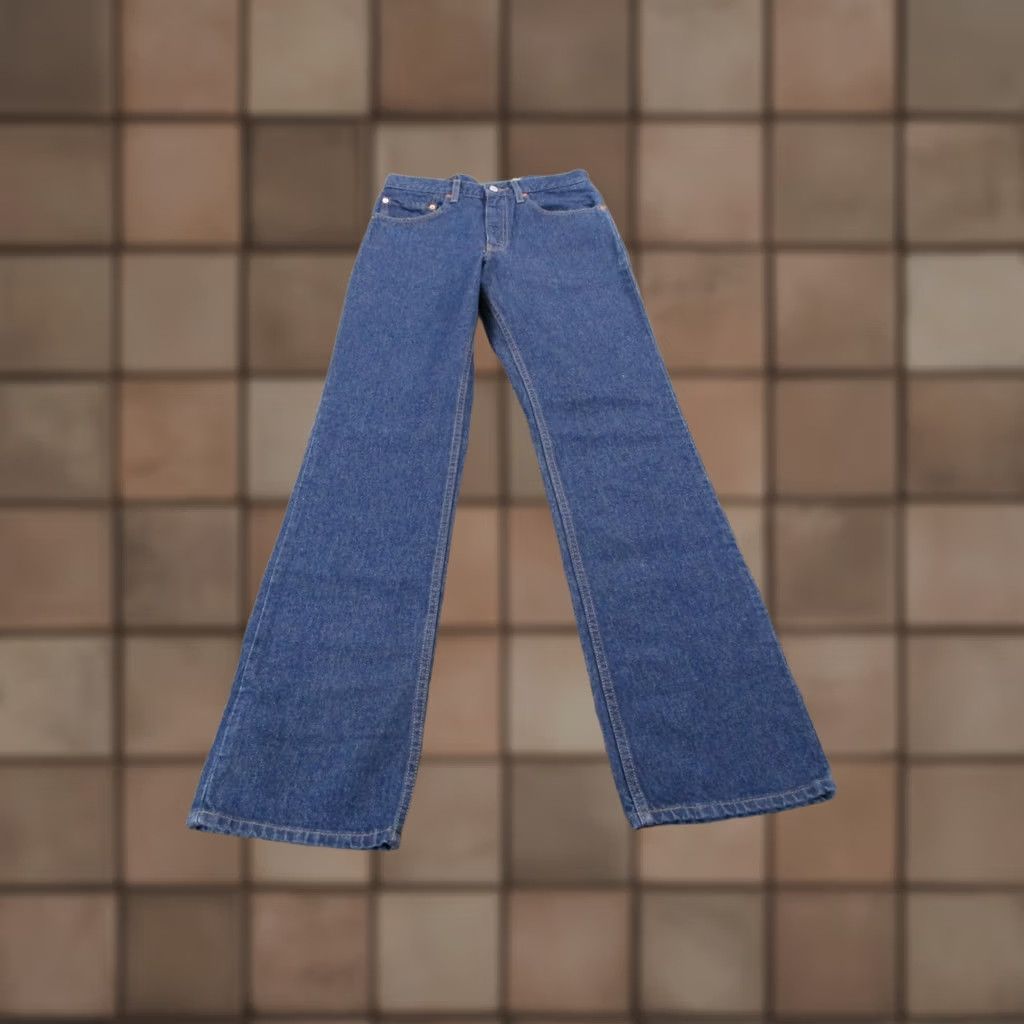Levi's VINTAGE Levi's Jeans Mens 32 X 36 Denim Bootcut 517 Blue Leather Red Tab 90s Size US 30 / EU 46 - 1 Thumbnail