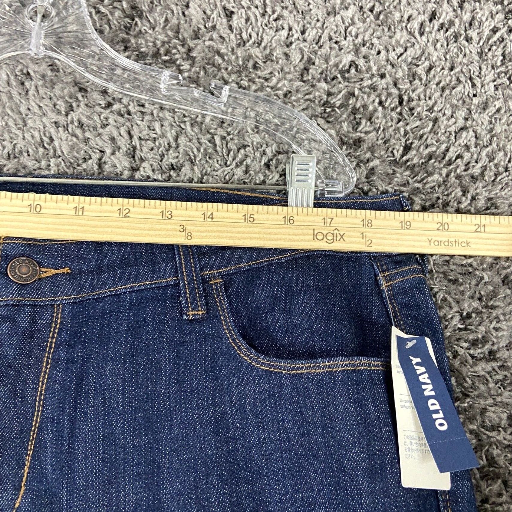 Old Navy OLD NAVY Women's Blue Jeans Shorts The Flirt 16 Medium Size 38" / US 16 / IT 52 - 6 Thumbnail