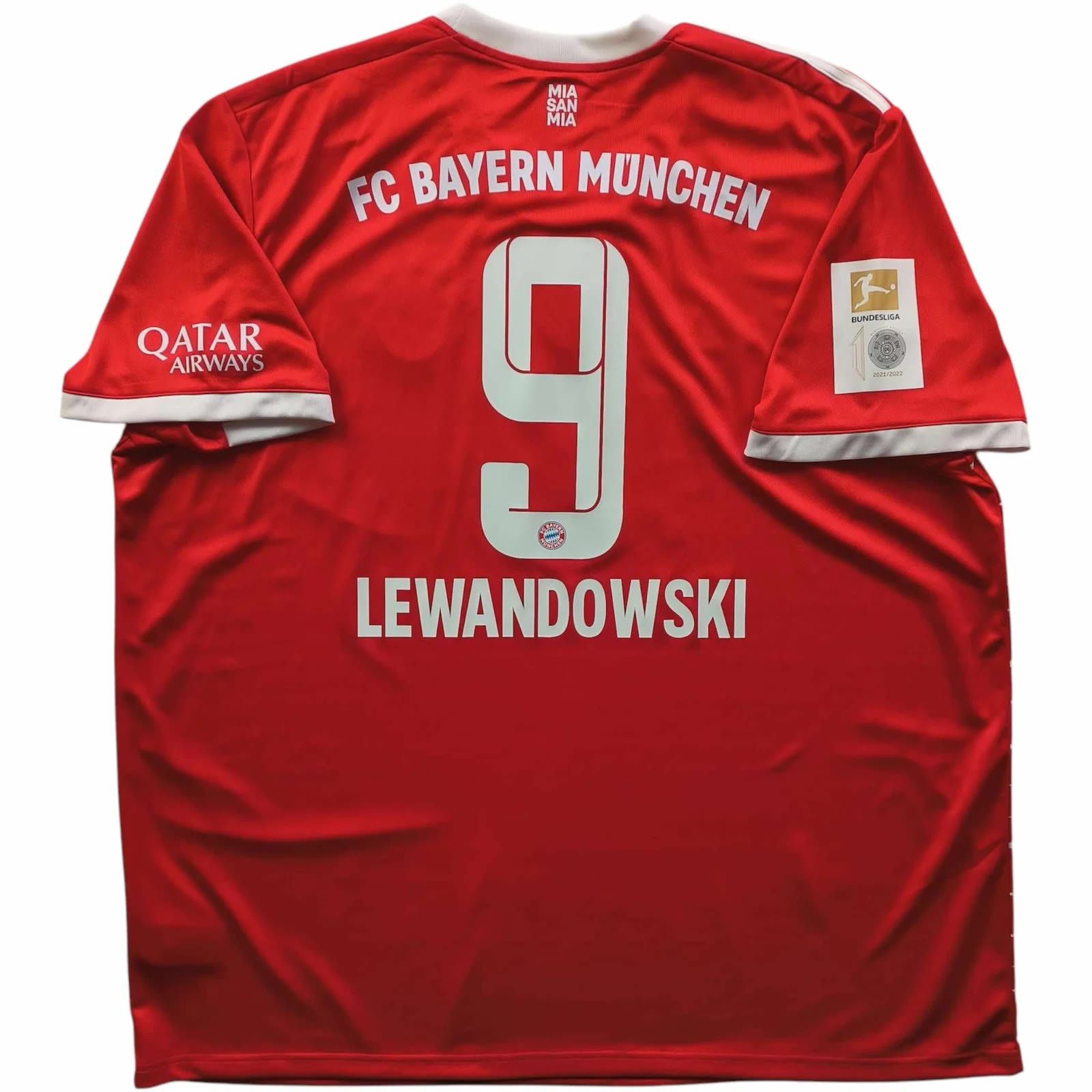 Adidas Bayern Munich 2022-23 home Lewandowski football jersey 3XL Size US XXL / EU 58 / 5 - 1 Thumbnail