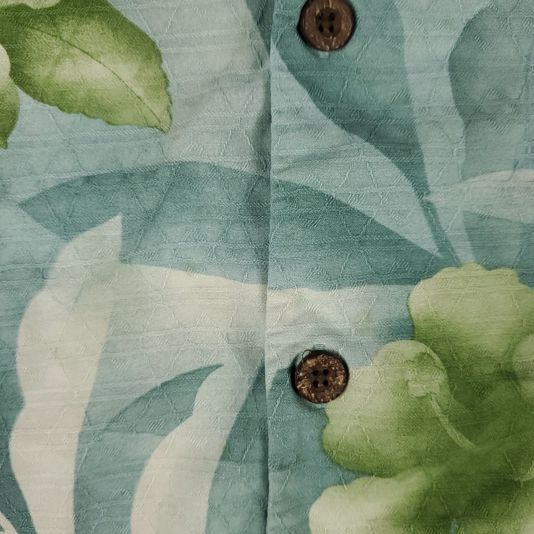 Tommy Bahama Tommy Bahama Floral Button-Up Shirt Mens XL Teal Hawaiian Short Sleeve Casual Size US XL / EU 56 / 4 - 6 Thumbnail