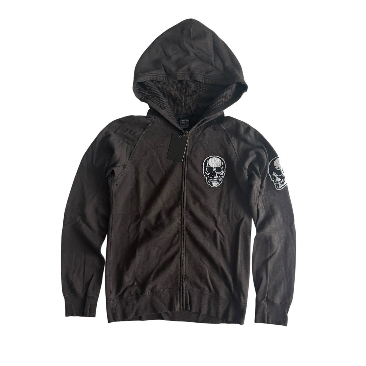 Number (N)ine Number (N)ine SS04 “Double Skull” Zip Up Hoodie