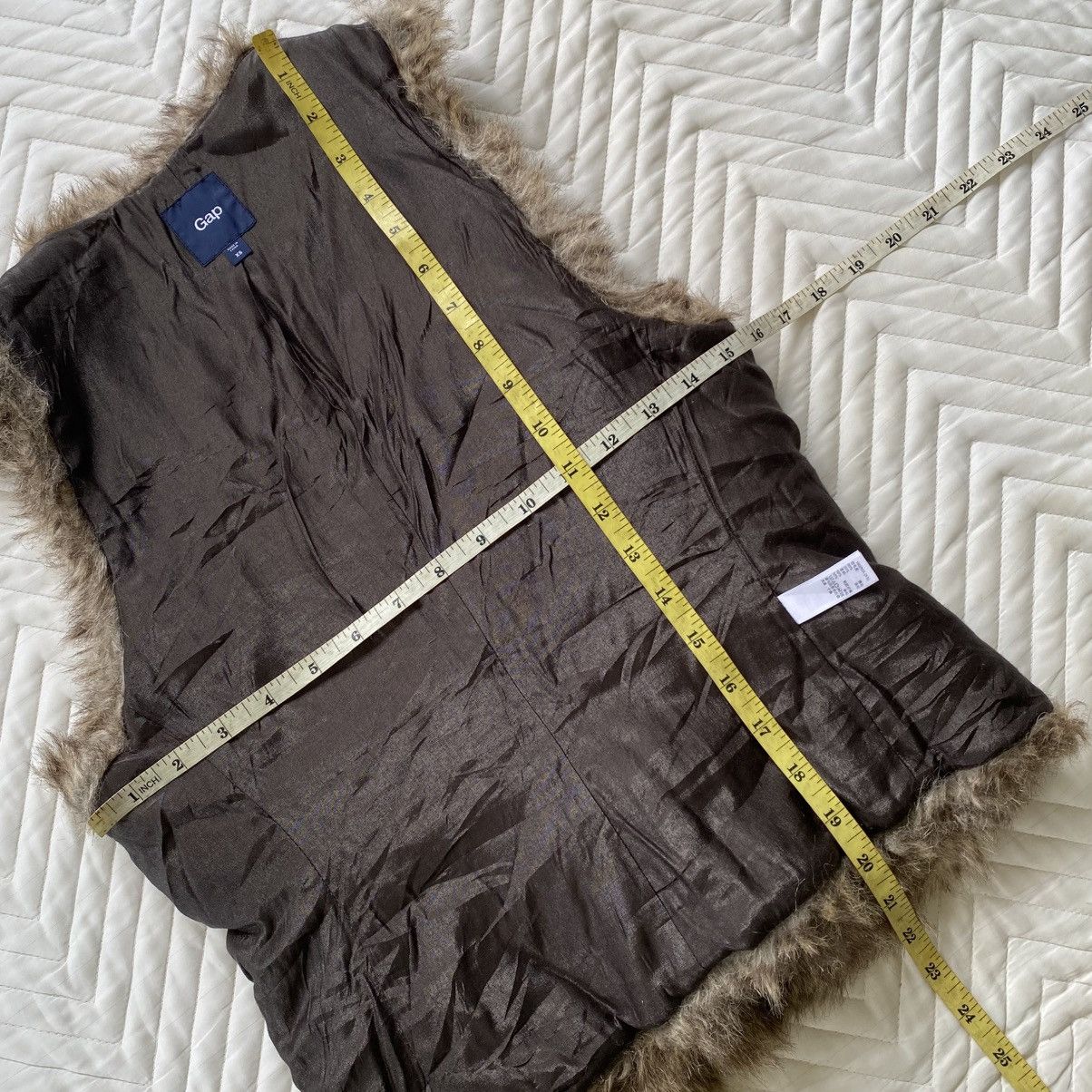 Gap Gap Faux Fur Vest ( Youth/Women ) Size XS / US 0-2 / IT 36-38 - 7 Thumbnail