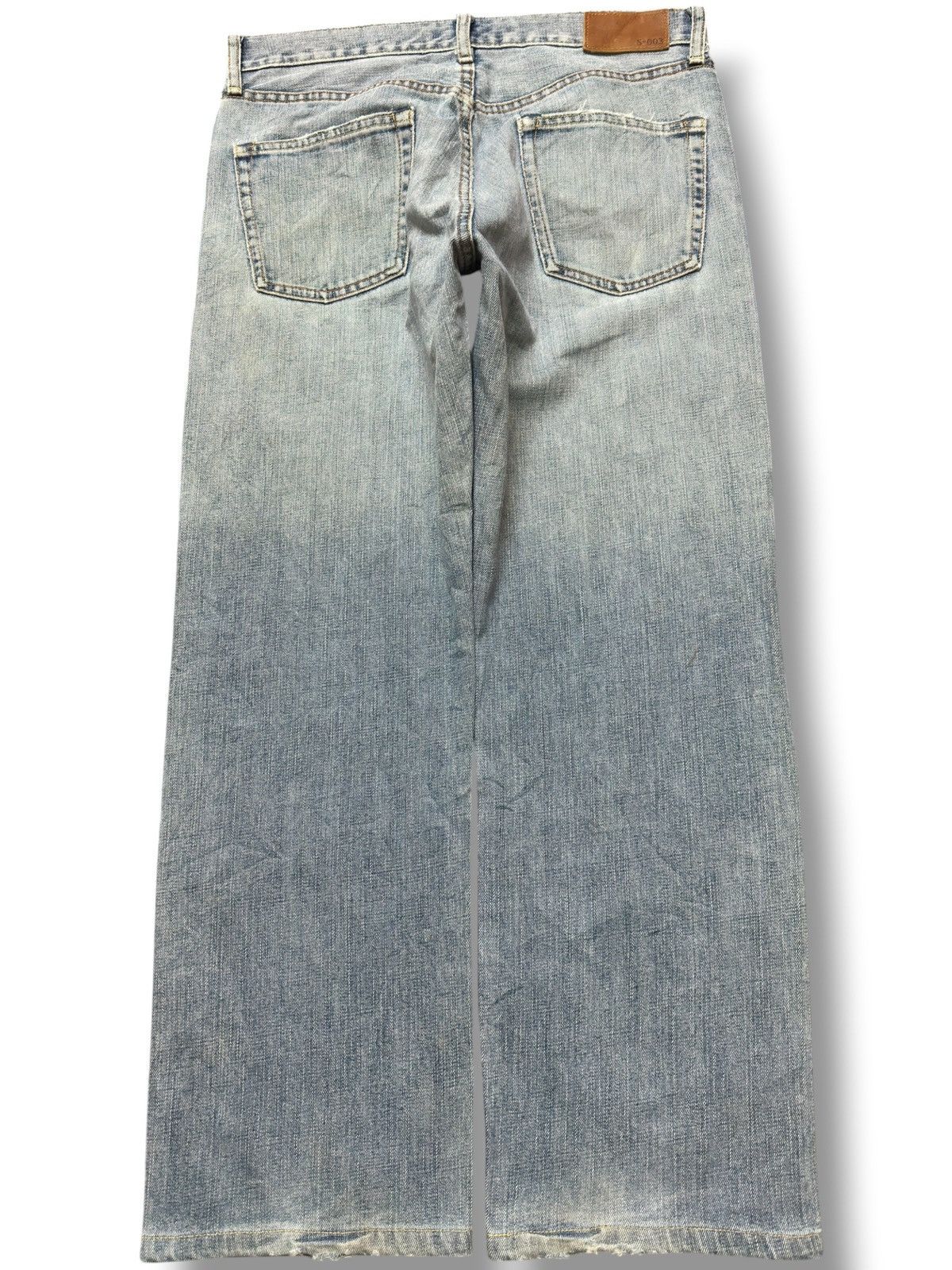 Uniqlo Vintage Uniqlo S-003 Easy Fit Straight Baggy Faded Denim Size US 32 / EU 48 - 3 Thumbnail