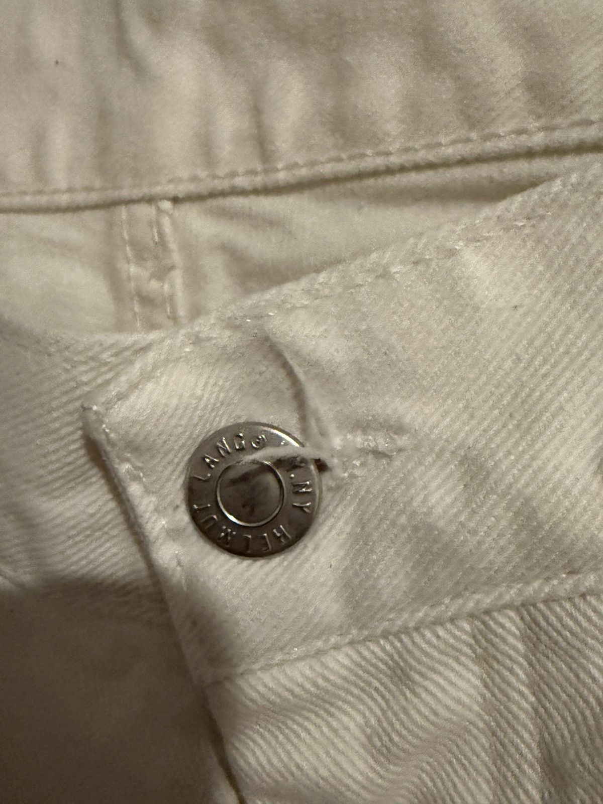 Helmut Lang Helmut Lang SS2003 Scissor Denim (White) Size US 34 / EU 50 - 6 Thumbnail