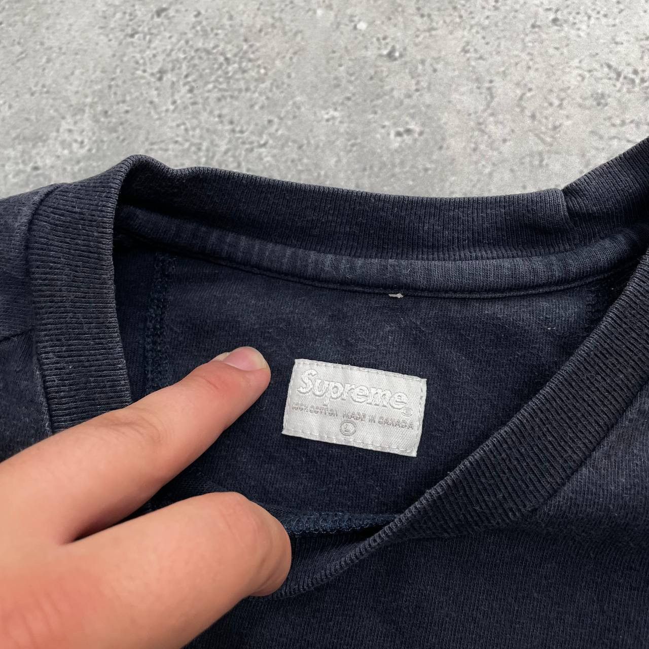 Supreme Supreme Raglan Short Sleeve T Shirt Faded Blue Size L Size US L / EU 52-54 / 3 - 6 Thumbnail