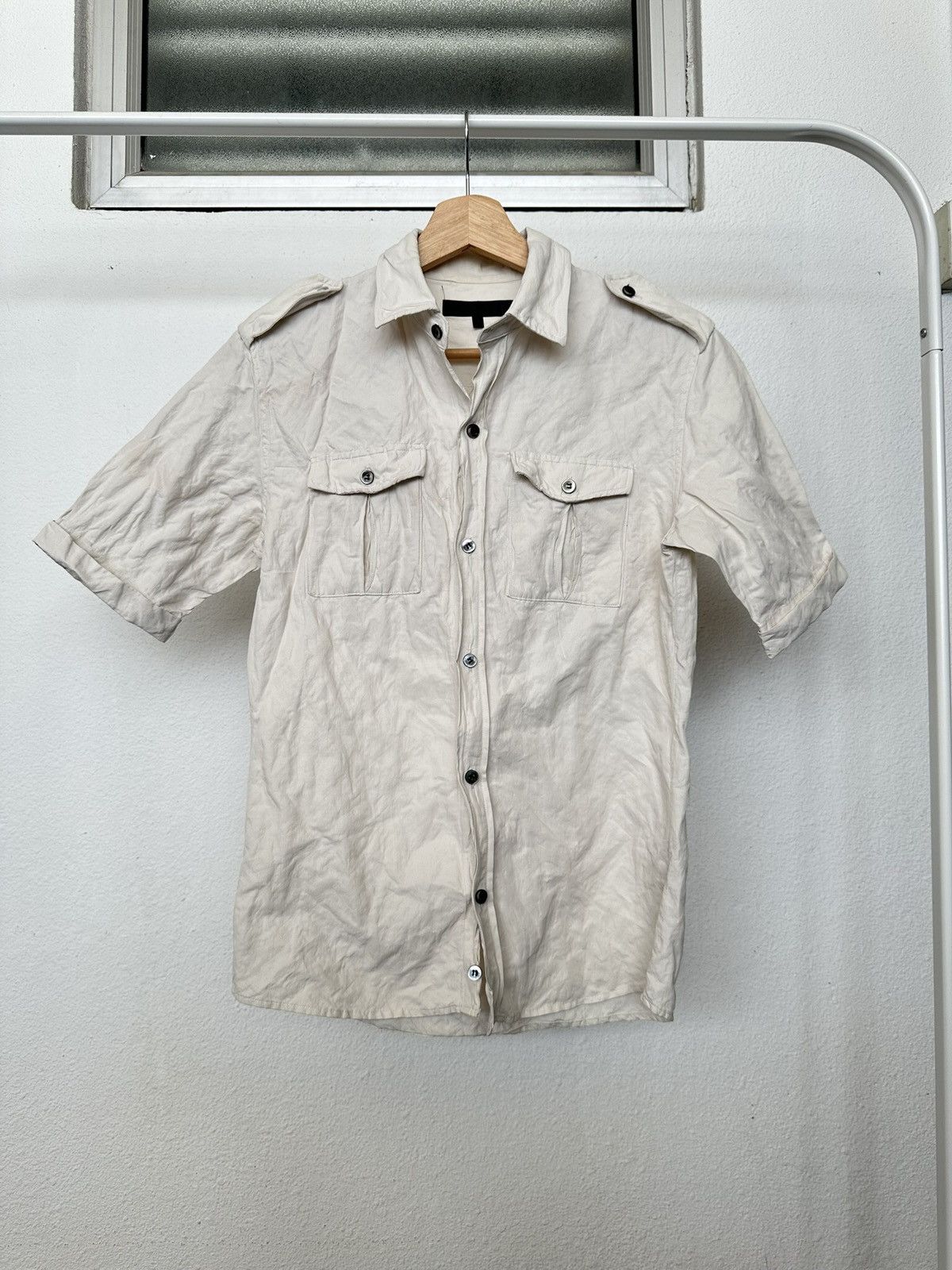 Lithium Archive Lithium Homme Japan wrinkled shirt Size US S / EU 44-46 / 1 - 14 Thumbnail