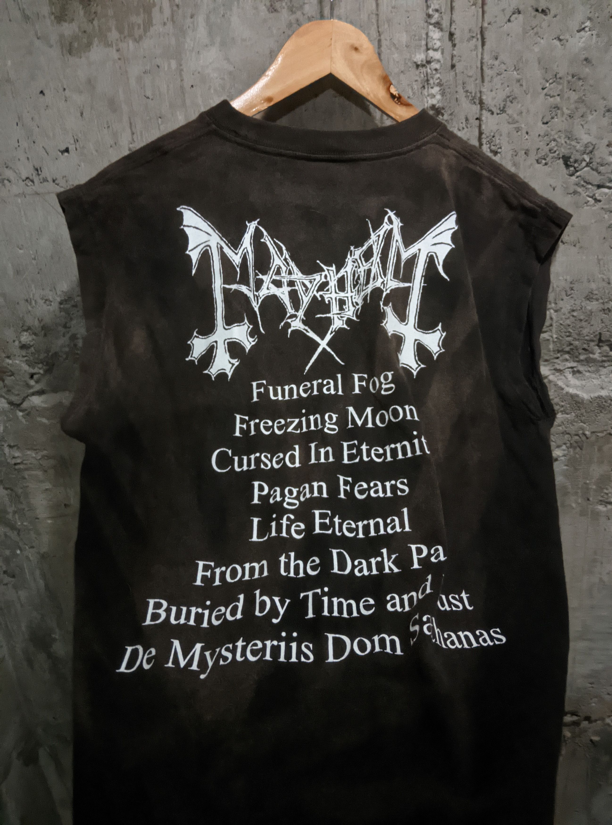 Band Tees Vintage mayhem black metal sun fade distressed Size US M / EU 48-50 / 2 - 4 Thumbnail