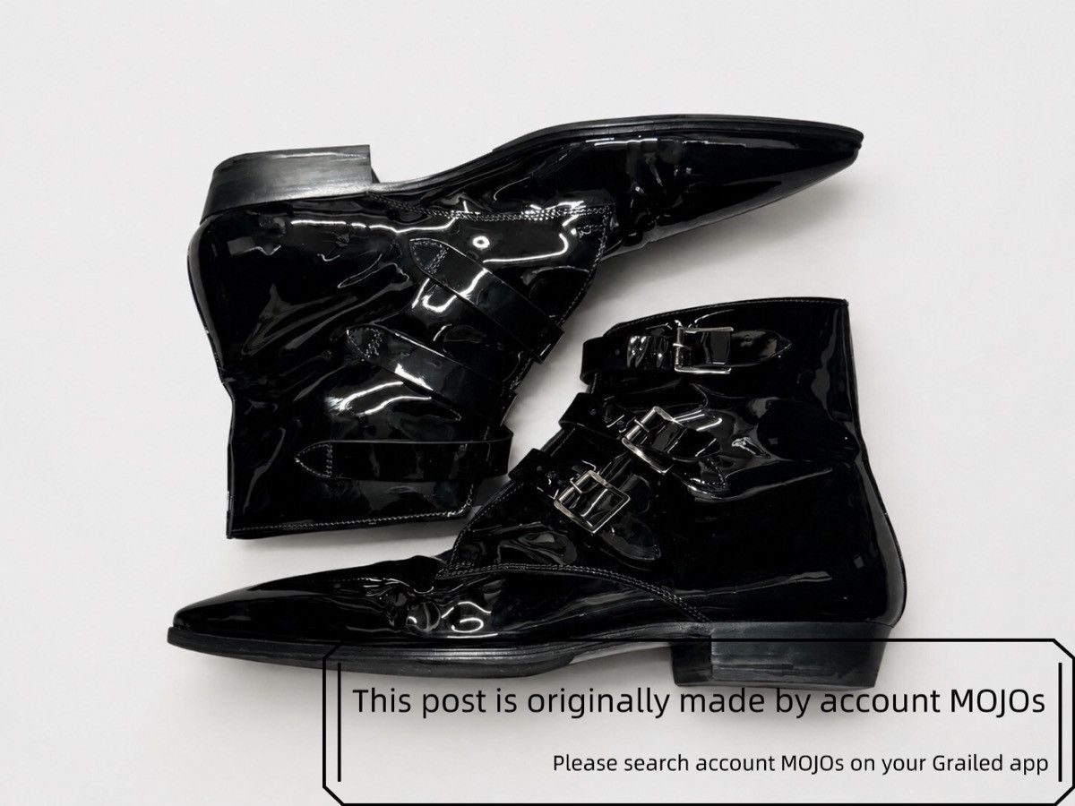 ⭐︎美品⭐︎ SAINT LAURENT PARIS 44 Saint Laurent Paris Sz 44 Saint Laurent Paris 22SS Patent Leather