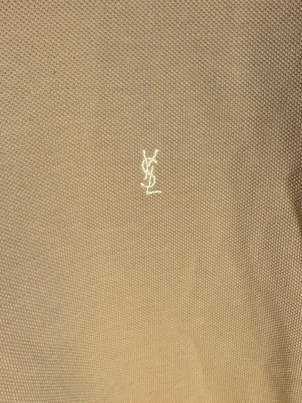 Yves Saint Laurent Beige YSL Polo Shirt Tan YSL T-shirt Size US M / EU 48-50 / 2 - 3 Thumbnail
