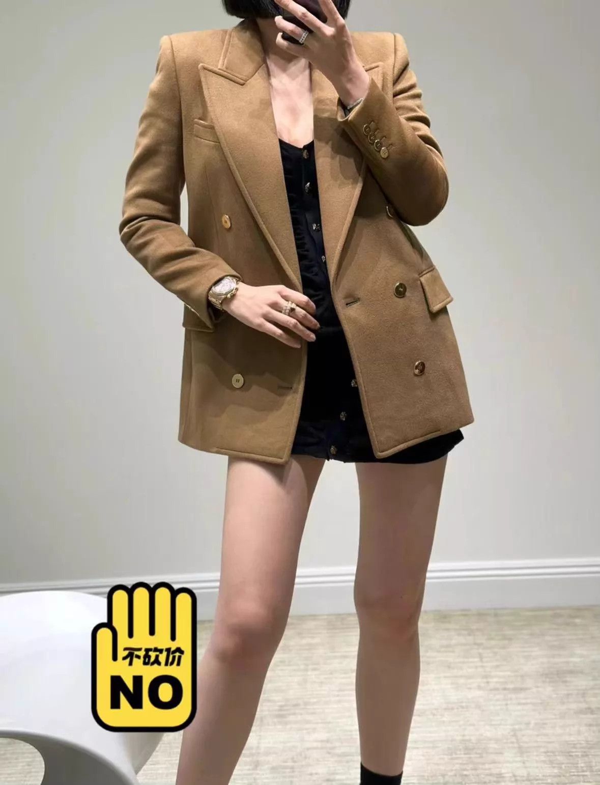 Yves Saint Laurent YSL DB Wool Blazer Coat EU38 99New Great Fit Worn 1-2x Size S / US 4 / IT 40 - 7 Thumbnail