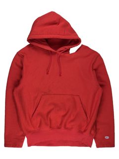 VETEMENTS X CHAMPION Antwerpen black and red cotton hoodie – Loop Generation