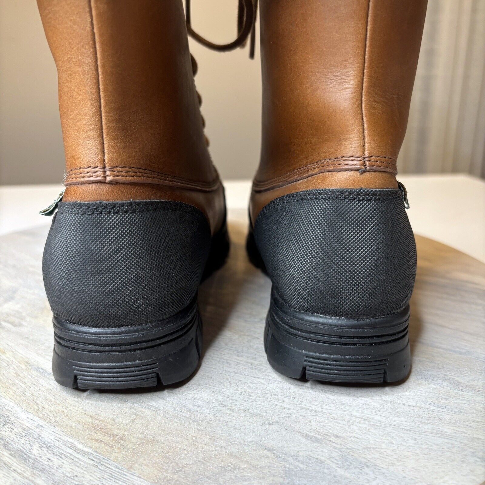 Lauren Ralph Lauren Ralph Lauren Quinta Brown Leather Shearling Boots Size 6 B Size US 6 / IT 36 - 7 Thumbnail