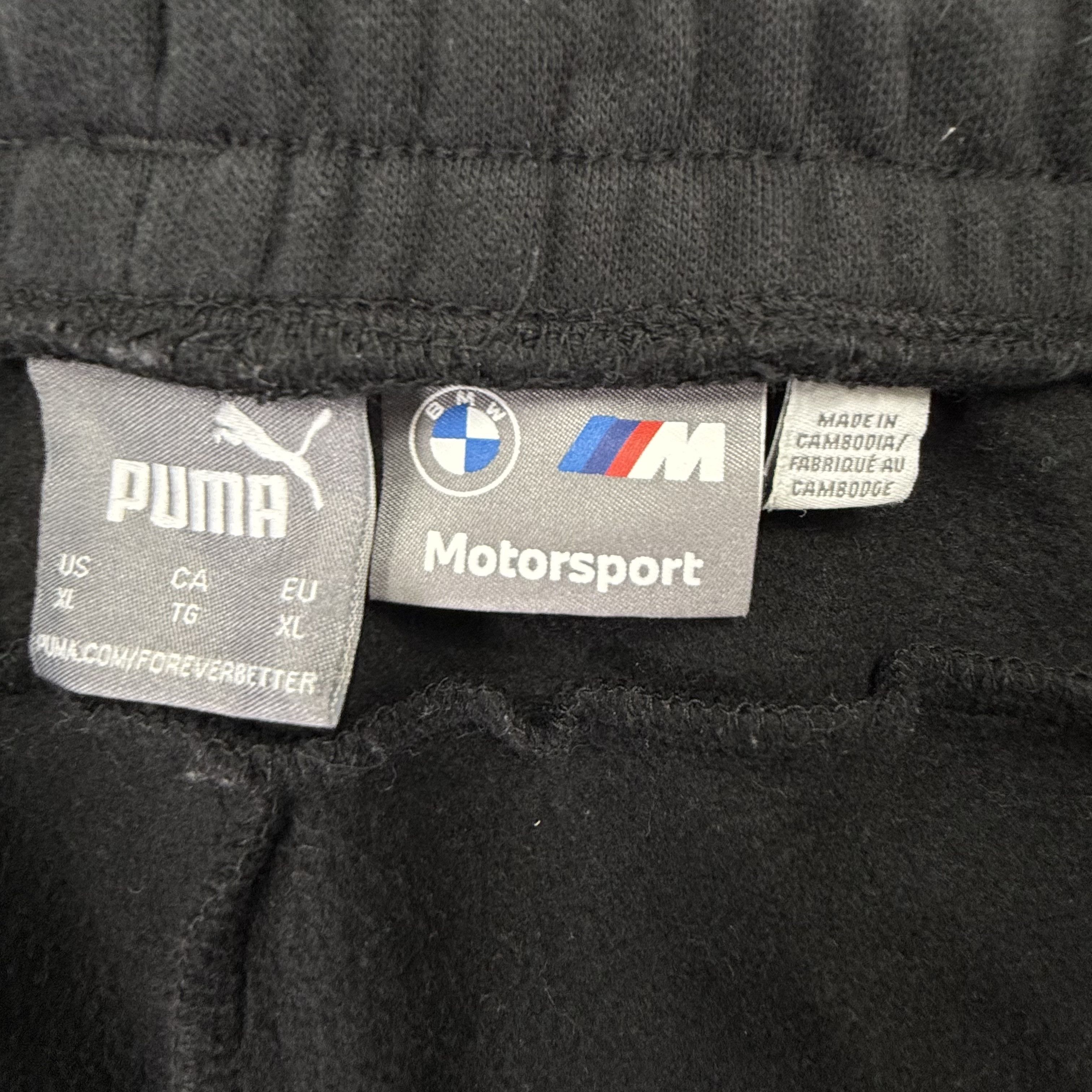 Puma Puma BMW Motorsport Mens XL Black Jogger Sweatpants XL Size US 36 / EU 52 - 4 Thumbnail