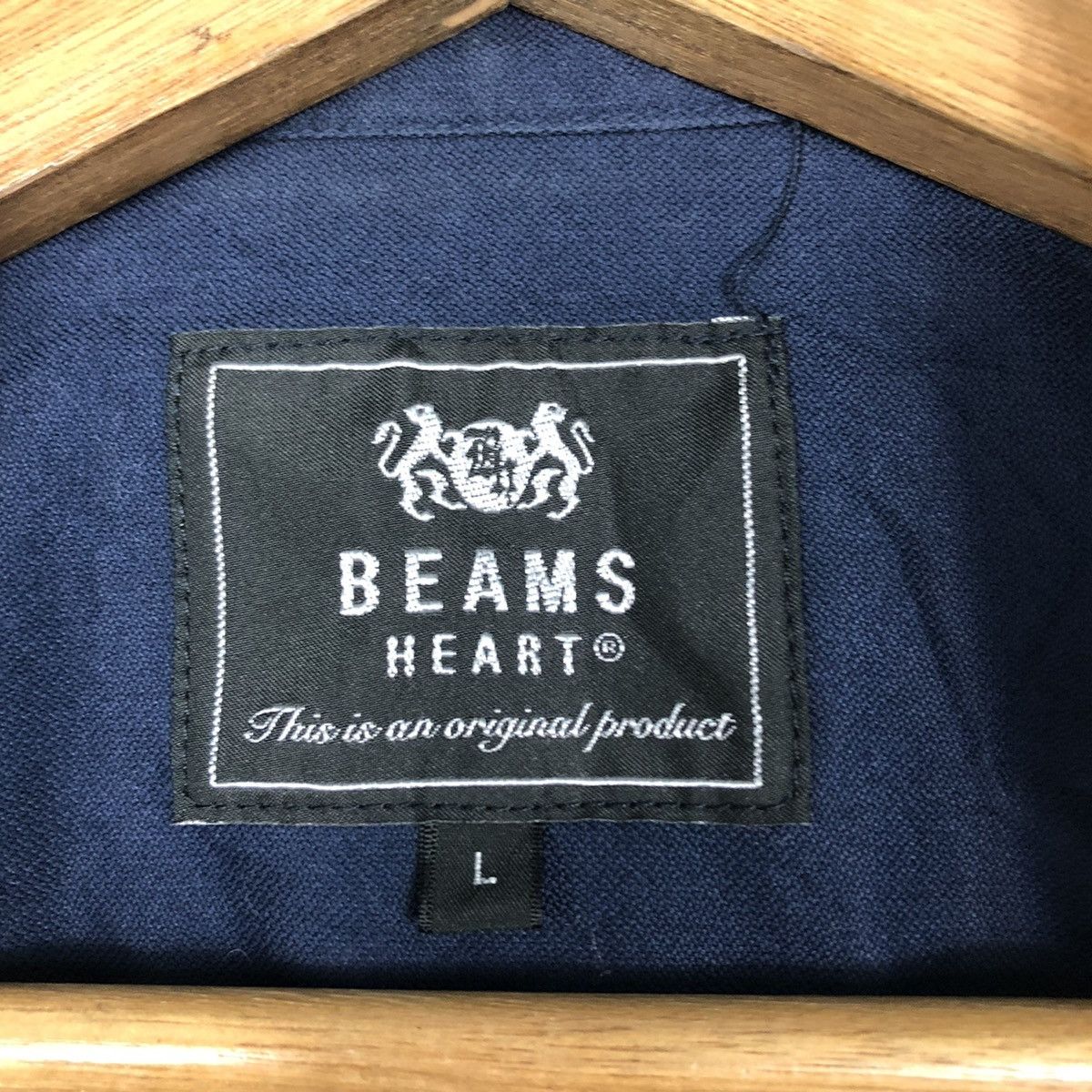 Beams Plus 📌Vintage Chore Button Jacket Beams Heart Issey Miyake Size US L / EU 52-54 / 3 - 17 Thumbnail