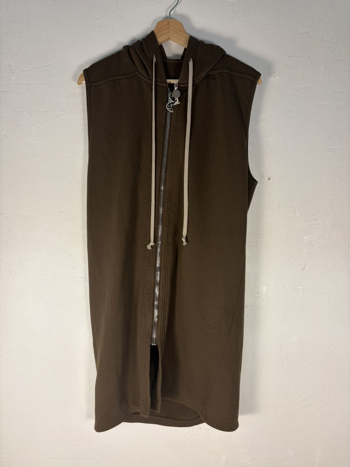 Rick Owens Drkshdw Rick Owens DRKSHDW Sleeveless Hoodie Caramel Size US XS / EU 42 / 0 - 1 Thumbnail