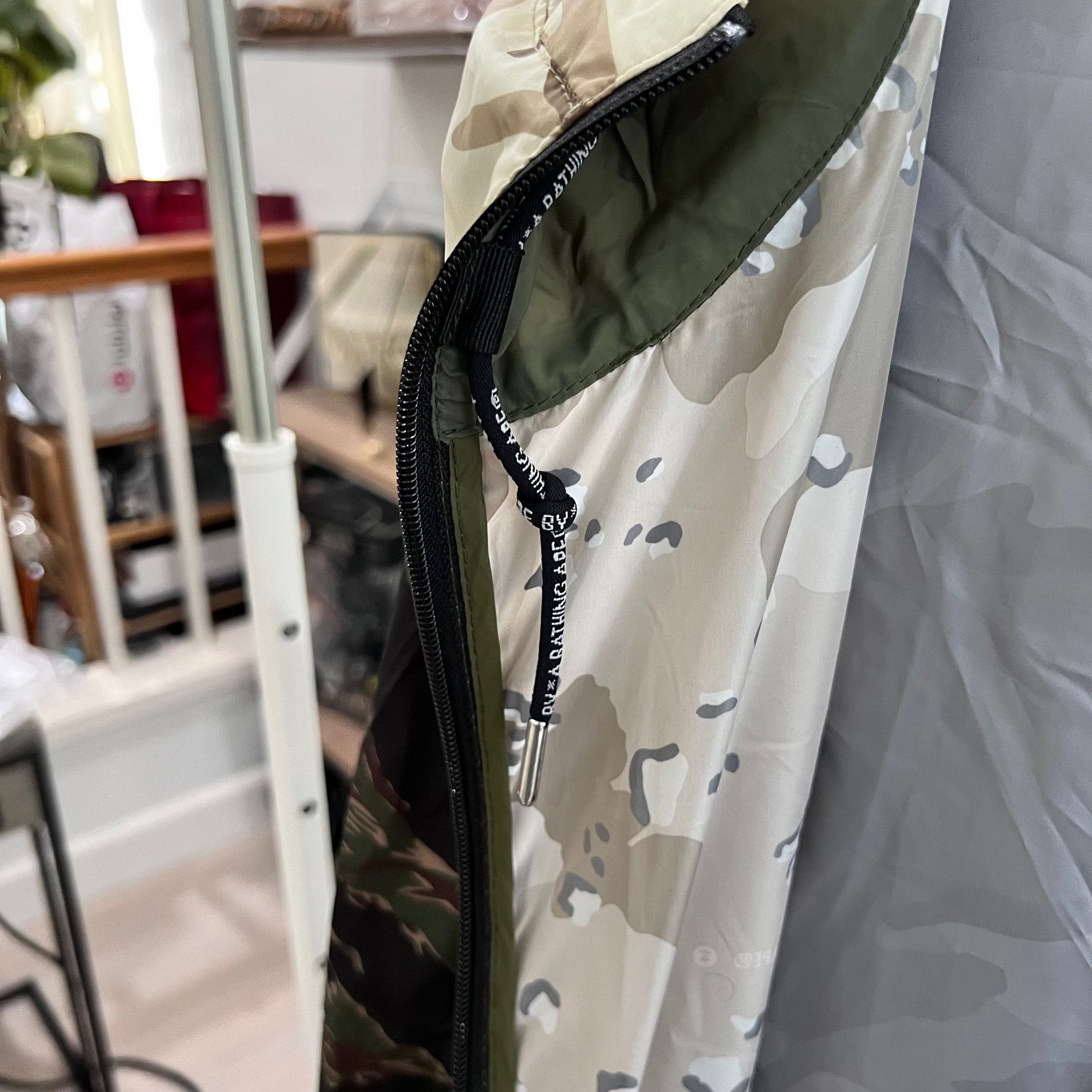 Aape Bape A bathing Ape MIX CAMO PANEL Hooded Windbreaker JACKET Size US L / EU 52-54 / 3 - 11 Thumbnail