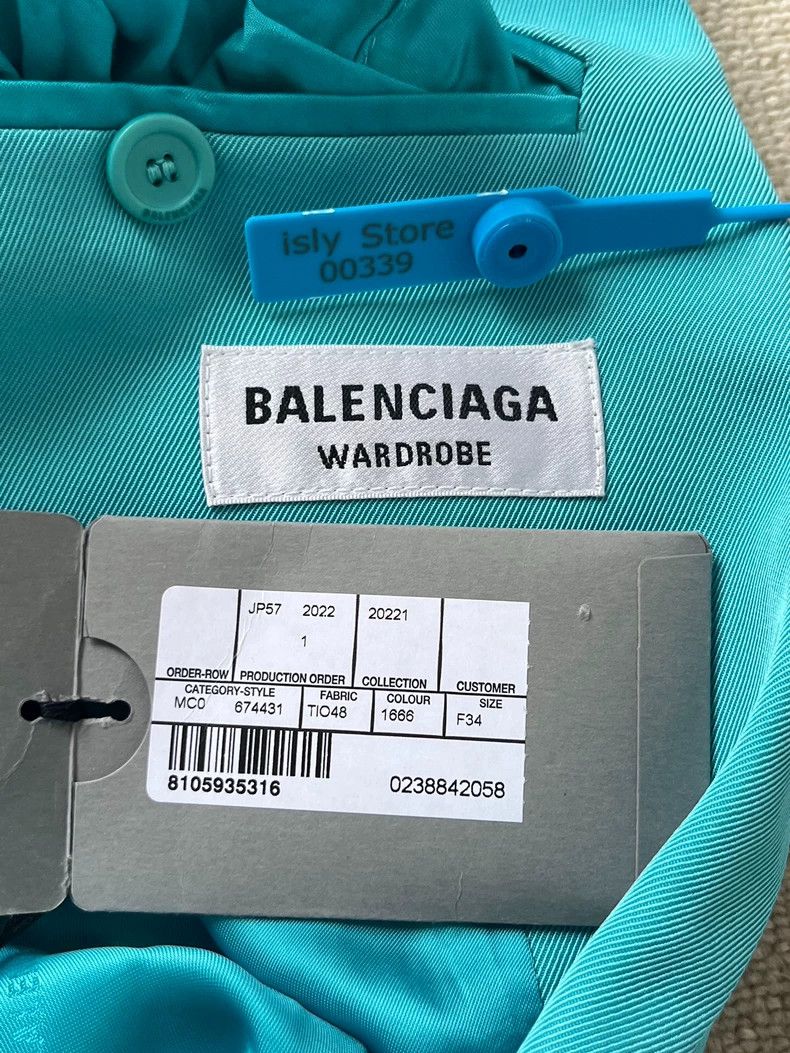 Balenciaga Balenciaga size 34 Solid single-breasted blazer Size XS / US 0-2 / IT 36-38 - 4 Thumbnail