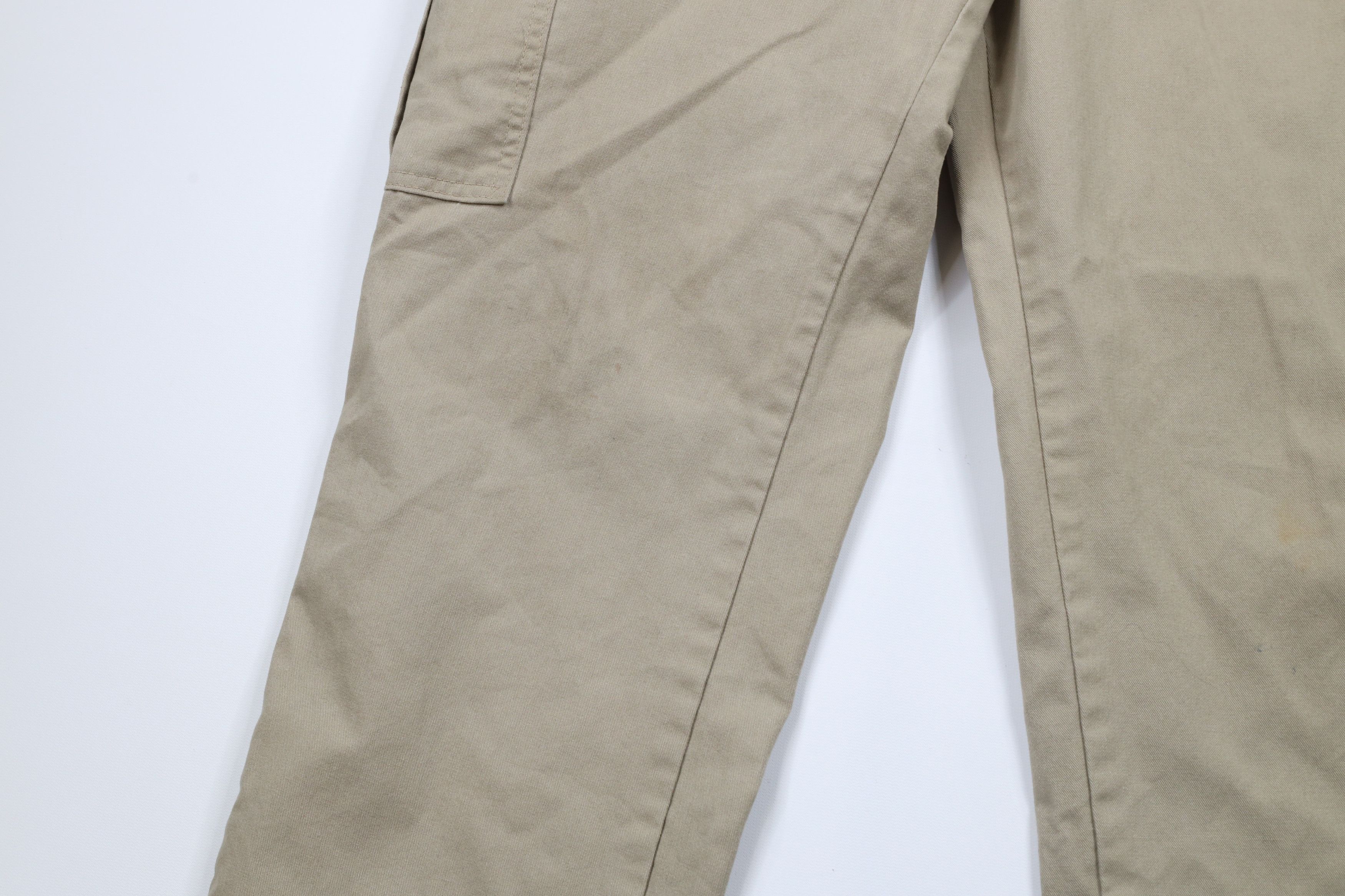 Dickies × Vintage Vintage Dickies Straight Leg Dungaree Cargo Pants Beige Size US 34 / EU 50 - 7 Thumbnail
