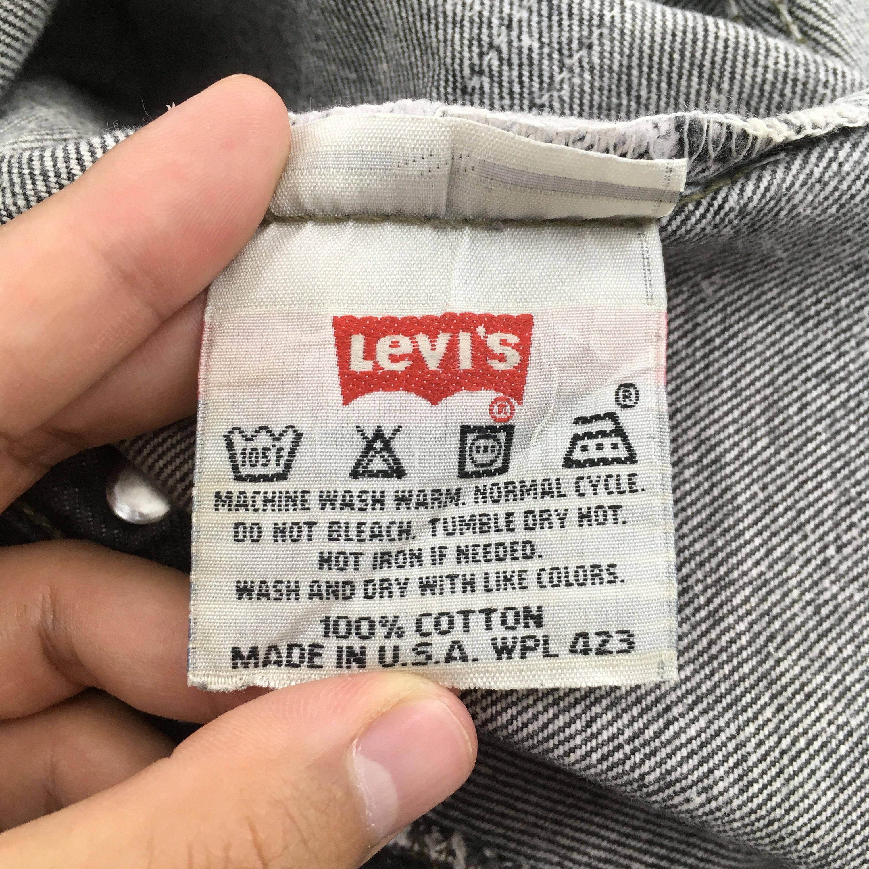 Levi's Size 30x30Vintage 90s Levi's 501 Faded Black Jeans S649 Size US 30 / EU 46 - 13 Thumbnail