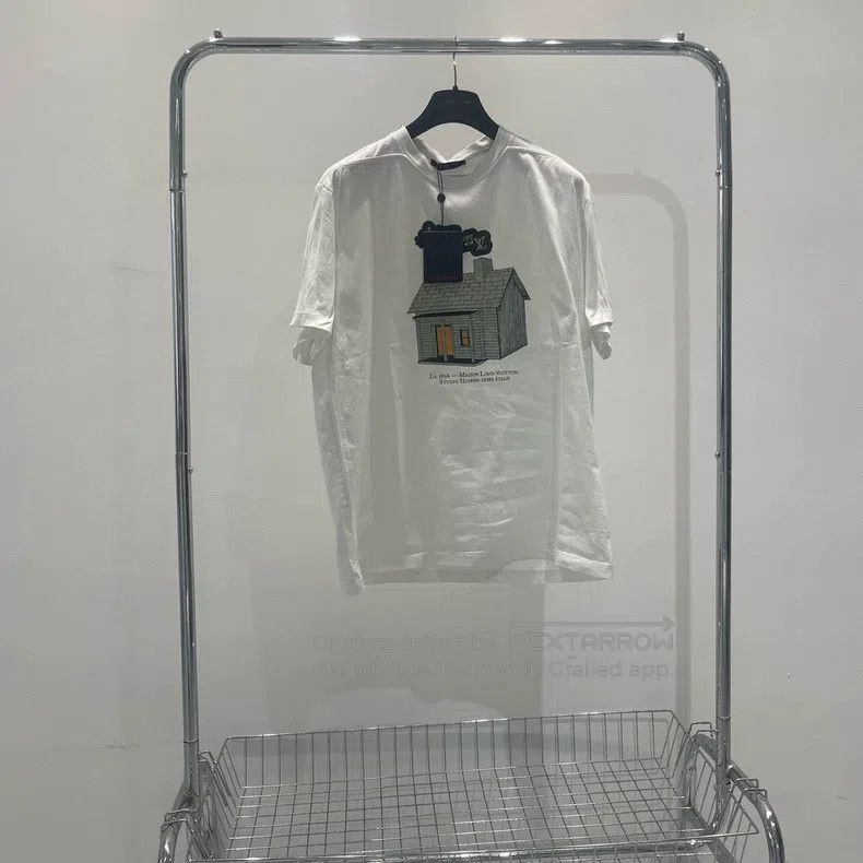 Louis Vuitton Louis Vuitton size 4l House printed short sleeve Size US M / EU 48-50 / 2 - 2 Thumbnail