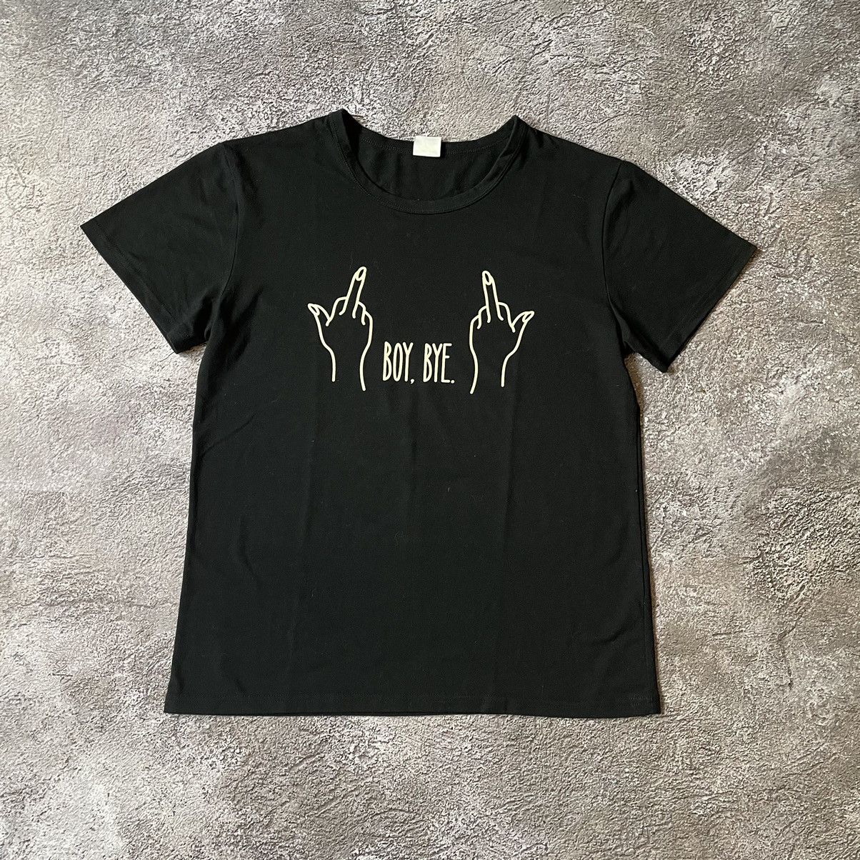 Vintage Y2K Graphic Tee Fuck Off Middle Finger Streetwear Punk L Size US L / EU 52-54 / 3 - 2 Thumbnail
