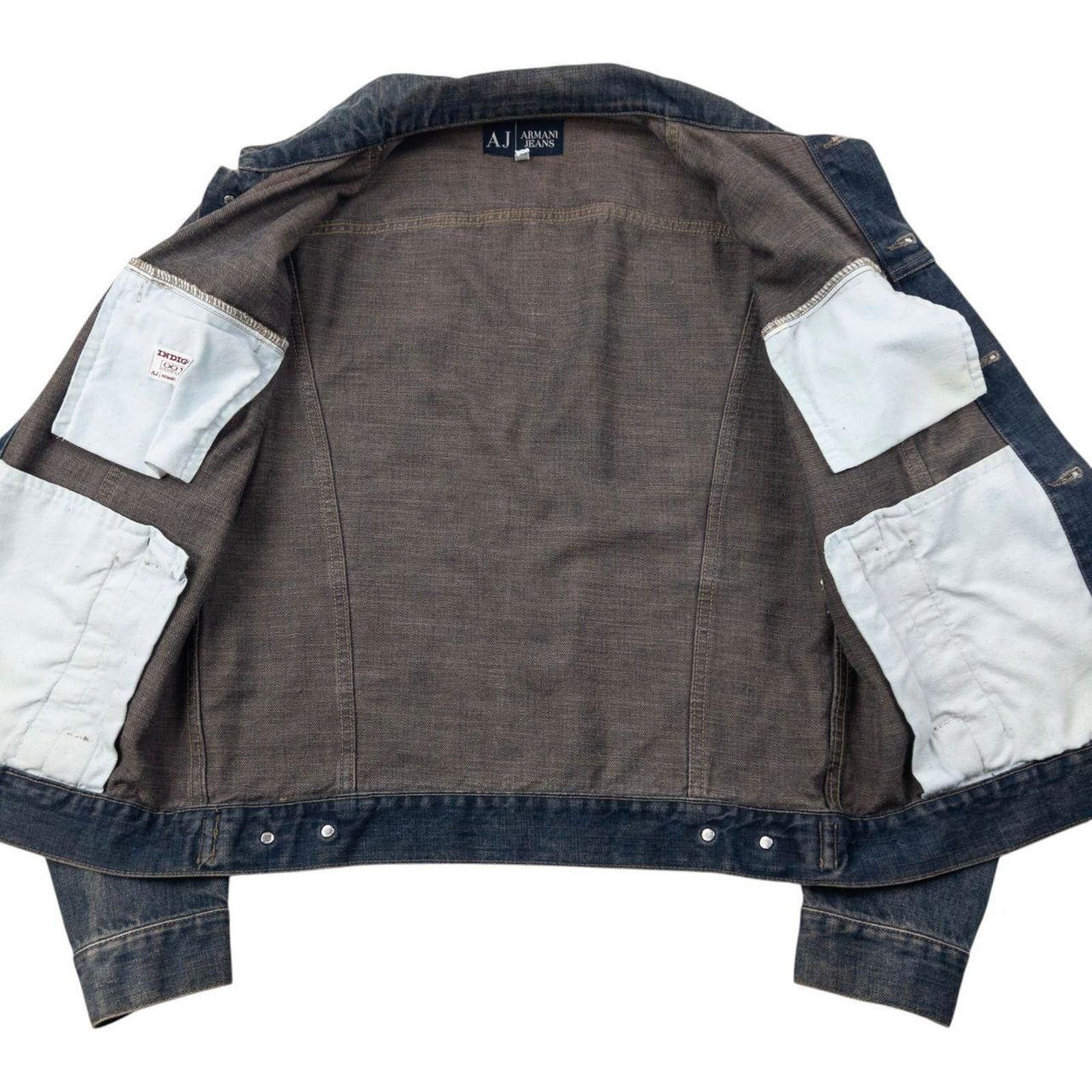 Other Vintage Armani Jeans Super Toppa Button Up Denim Jacket S Size US S / EU 44-46 / 1 - 4 Thumbnail