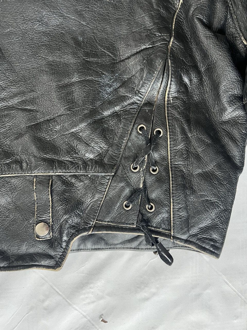 Avirex Avirex USA Leather Biker Jacket – XL – Made in Korea – 1990s Size US XL / EU 56 / 4 - 13 Thumbnail