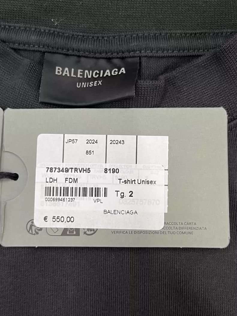 Balenciaga Balenciaga Letter print pullover crewneck short sleeve T-sh Size US M / EU 48-50 / 2 - 4 Thumbnail