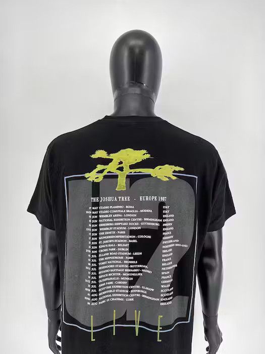 Band Tees Vintage Y2K U2 The Joshua Tree Tour 1987 T Shirt Tee Size US XL / EU 56 / 4 - 5 Thumbnail