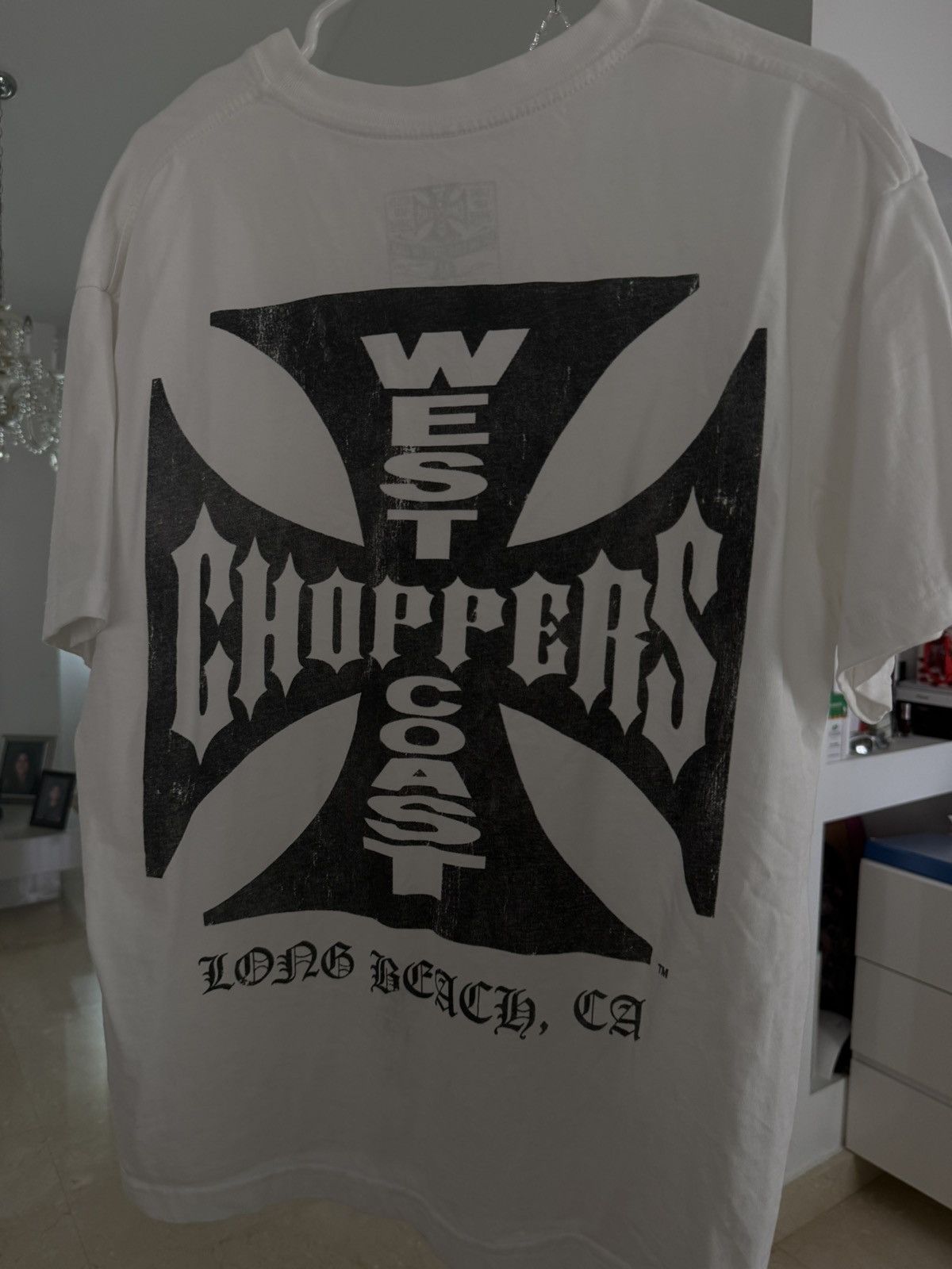 West Coast Choppers Weat Coast Choppers Cross Tee - White Size US M / EU 48-50 / 2 - 3 Thumbnail