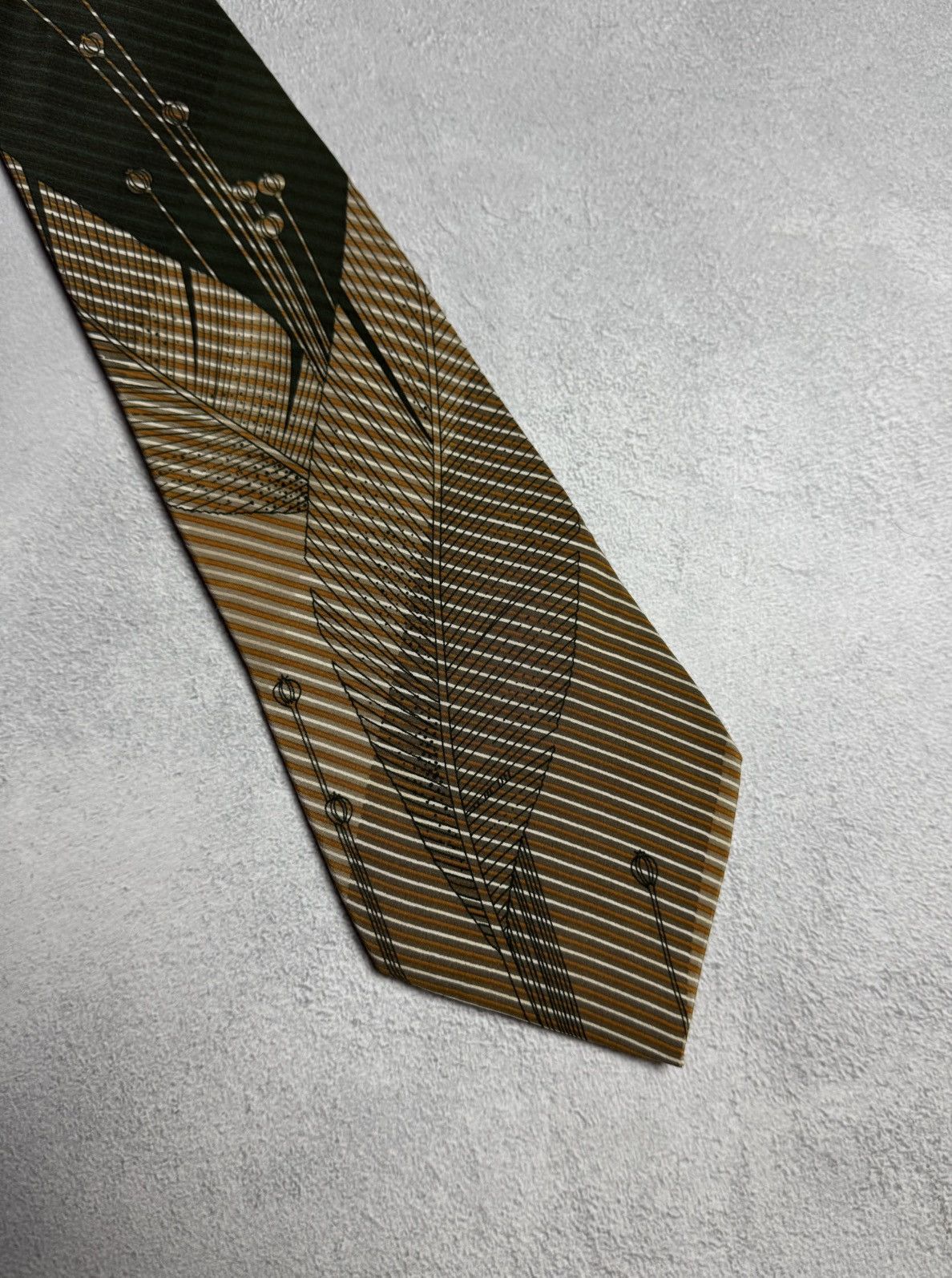 Dior Christian Dior 1990s Vintage 100% Silk Pattern Tie Size ONE SIZE - 3 Thumbnail
