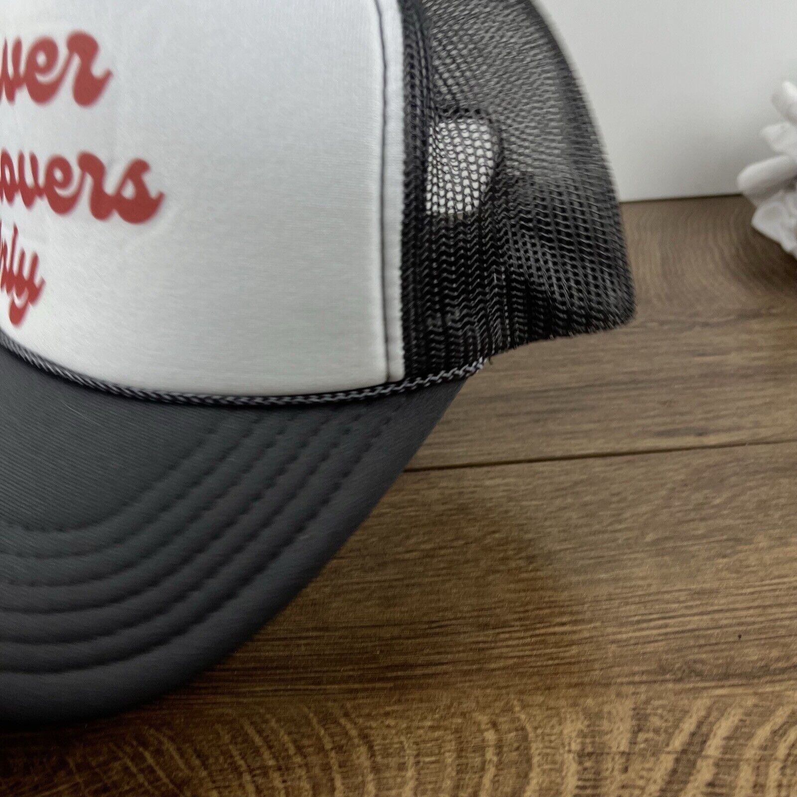 Other Power Movers Only Hat Snapback Hat White Adjustable Hat Adul Size ONE SIZE - 7 Thumbnail