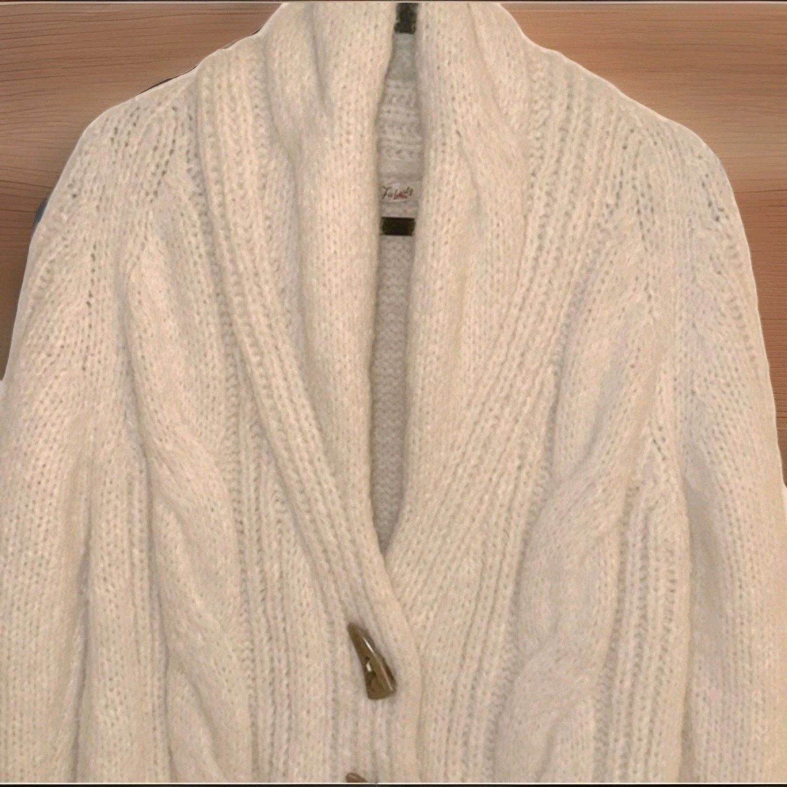 Faherty Faherty Winter Frost Line In Superfine Alpaca Cardigan Wool Size S / US 4 / IT 40 - 8 Thumbnail