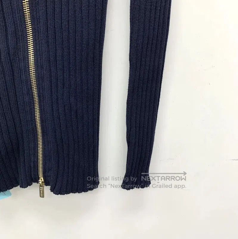 Miu Miu Miu Miu Women's Deep Blue Cotton Sweater . Size XS / US 0-2 / IT 36-38 - 3 Thumbnail