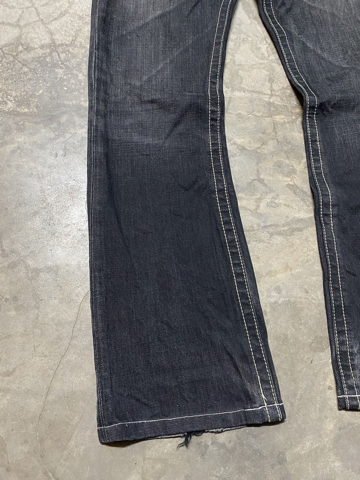 Japanese Brand × Tornado Mart Japan Flare Jeans Skull Punk Army of NO! #3 Size US 32 / EU 48 - 5 Thumbnail