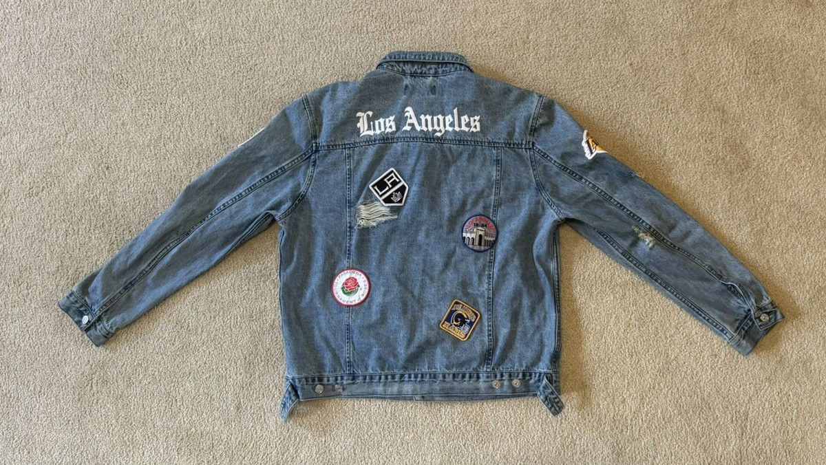 Pacsun Embroidered Denim Jacket Size US L / EU 52-54 / 3 - 4 Thumbnail