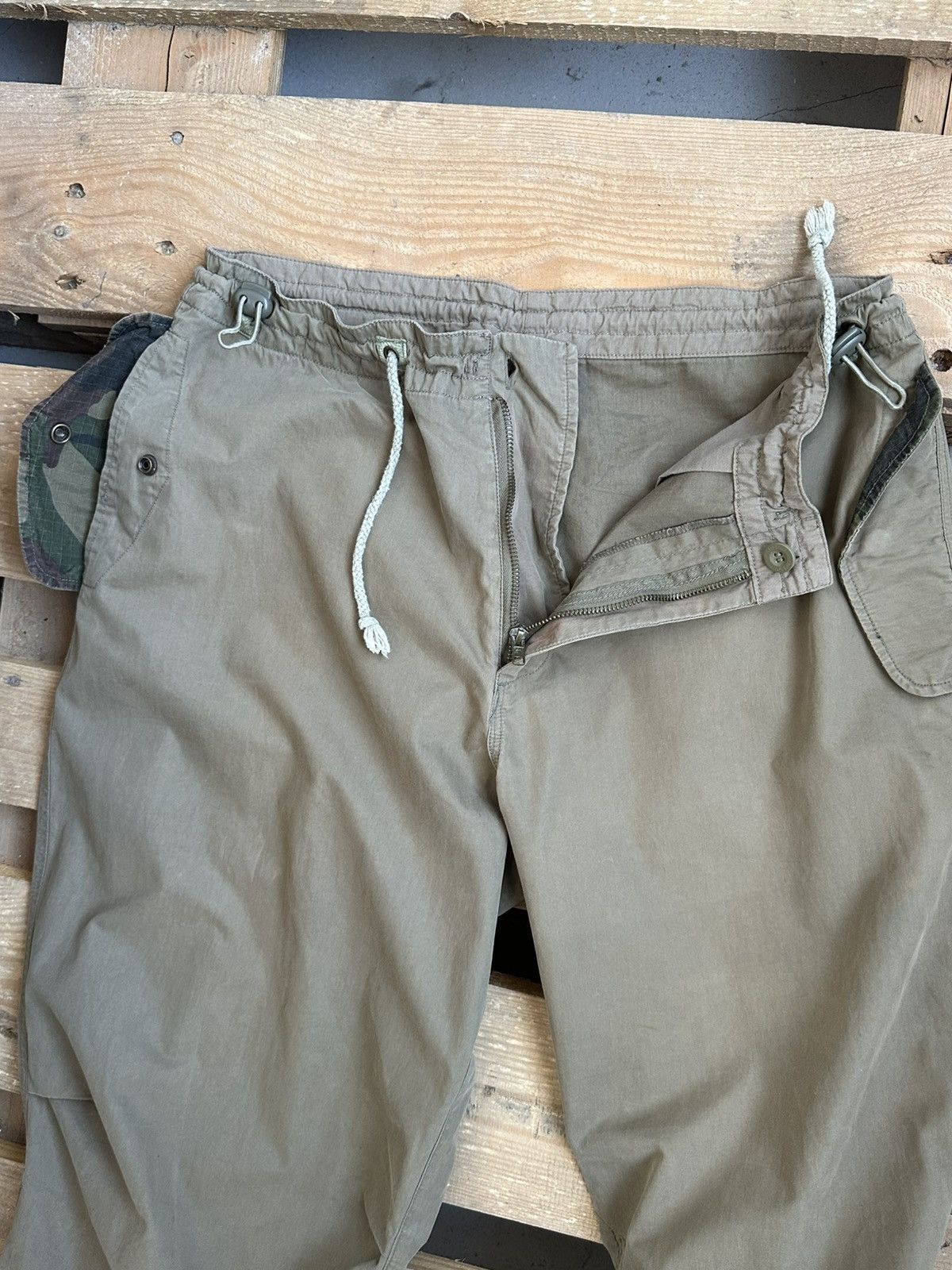 Japanese Brand × Vintage Vintage Maharishi Style Khaki Logo Breeches Size US 32 / EU 48 - 12 Thumbnail