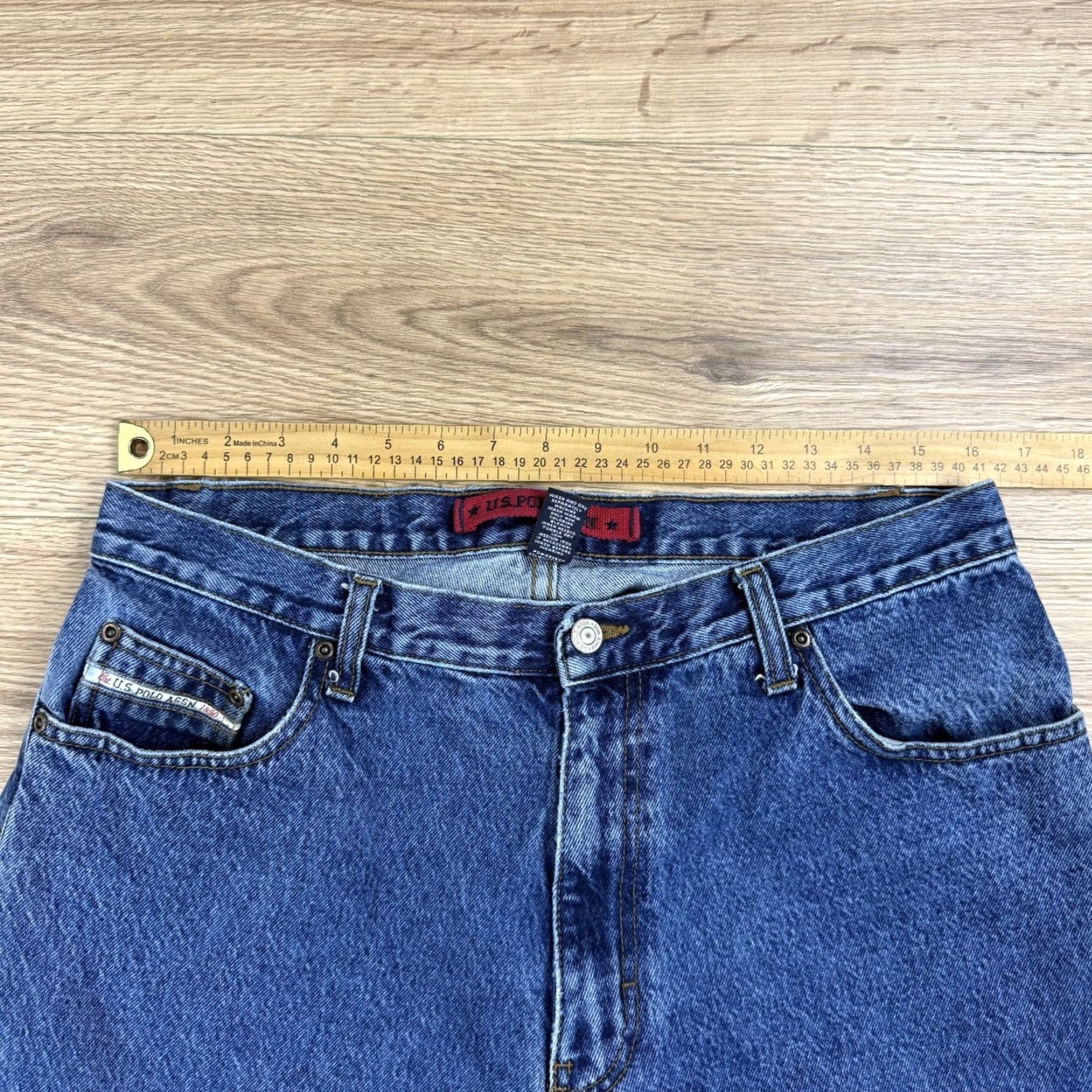 U.S. Polo Assn. U.S. Polo Assn. Jeans Mens 34x34 Blue Relaxed Straight Denim Distressed Jeans Style Straight Mens 34 Blue Size US S / EU 44-46 / 1 - 3 Thumbnail