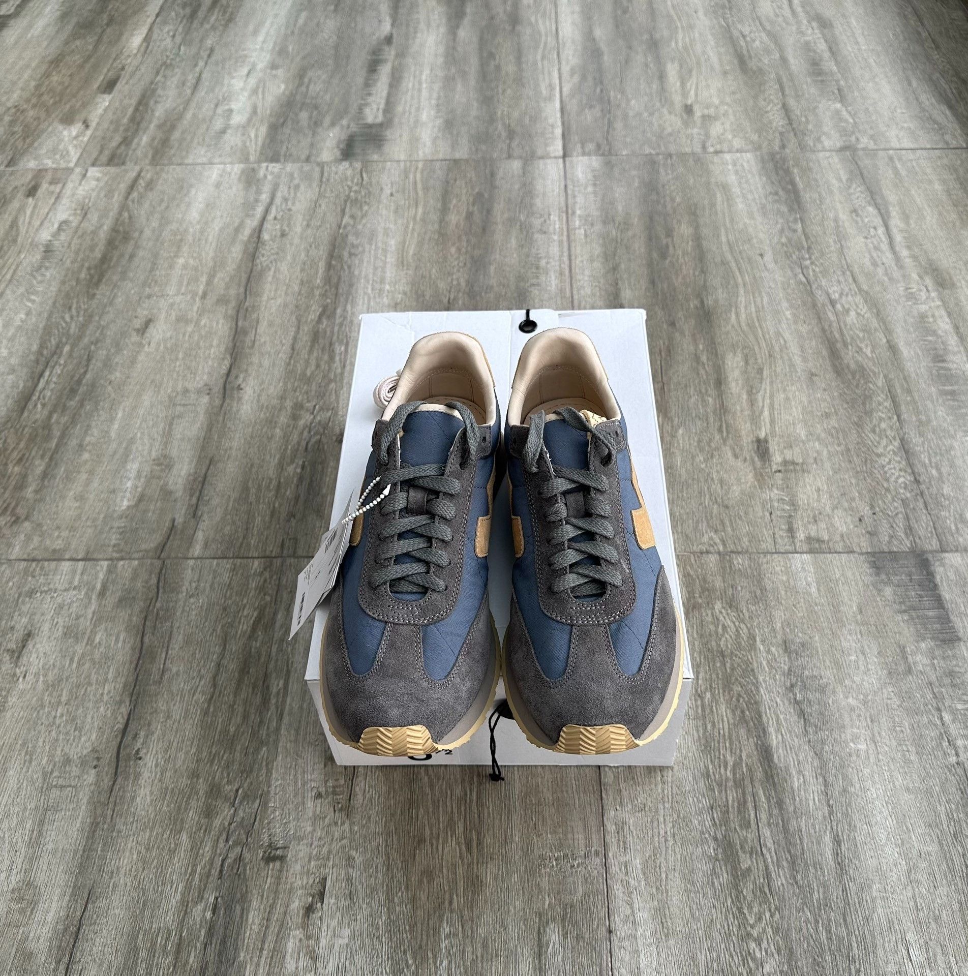 Visvim visvim fkt runner blue italian leather sneakers Size US 8.5 / EU 41-42 - 1 Thumbnail