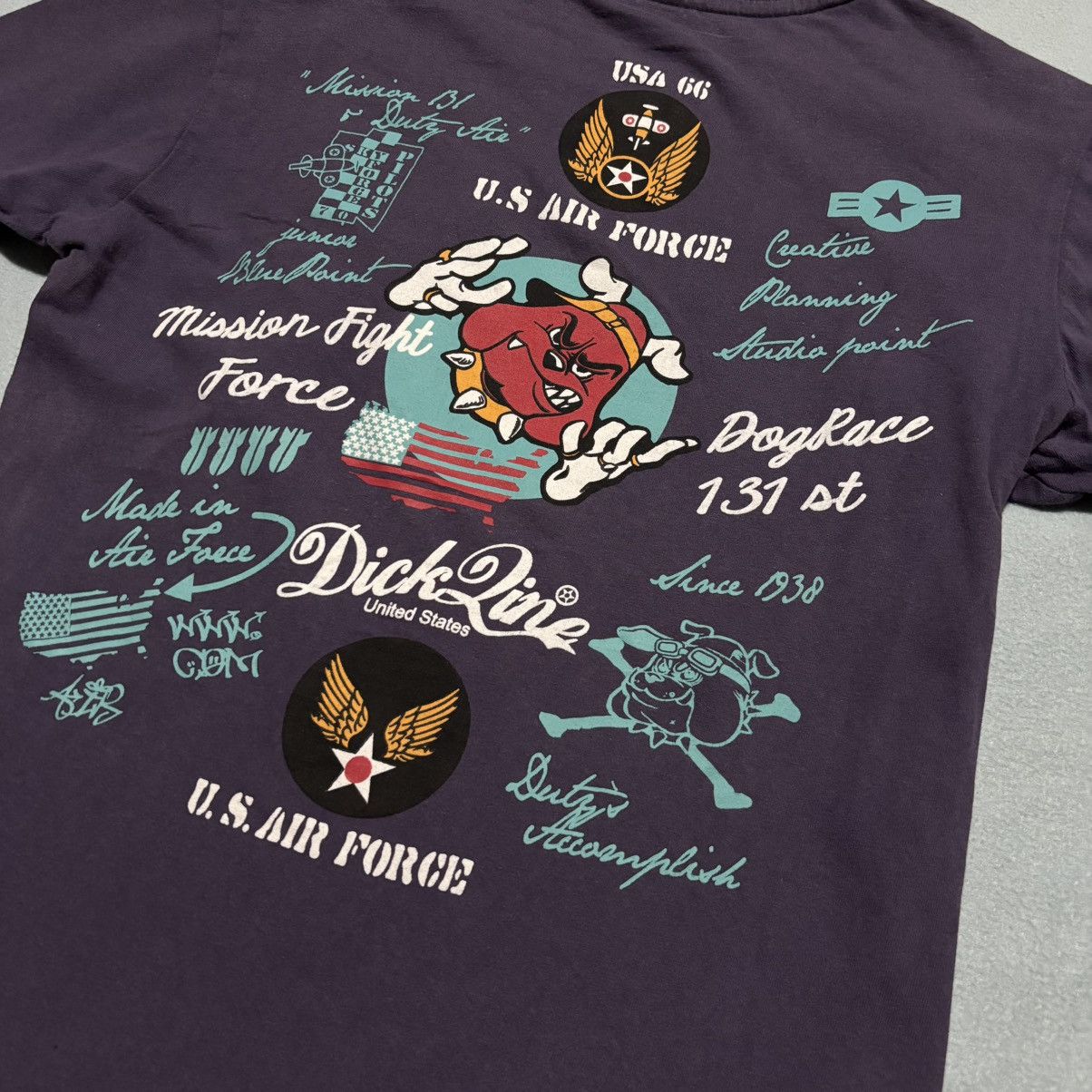 Japanese Brand Rough Surf Style U.S Air Force tee Shirt Size US S / EU 44-46 / 1 - 4 Thumbnail