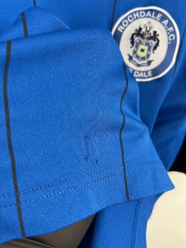 Vintage ROCHDALE ENGLAND 2011/2012 HOME FOOTBALL SHIRT CARBRINI Sz L Size US XL / EU 56 / 4 - 6 Thumbnail