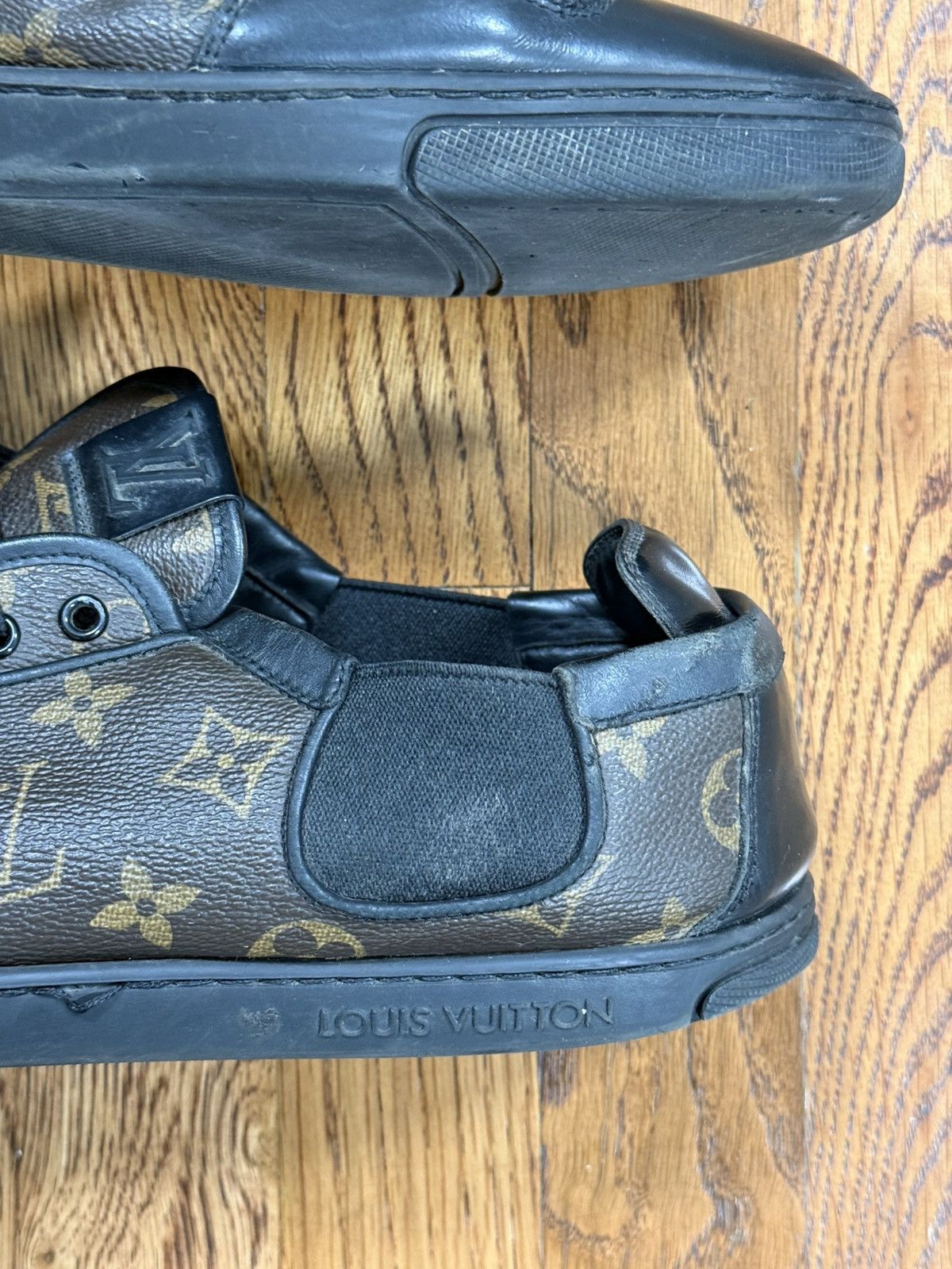 Louis Vuitton Louis Vuitton Calfskin Monogram Slalom Sneakers Leather Size US 9.5 / EU 42-43 - 5 Thumbnail