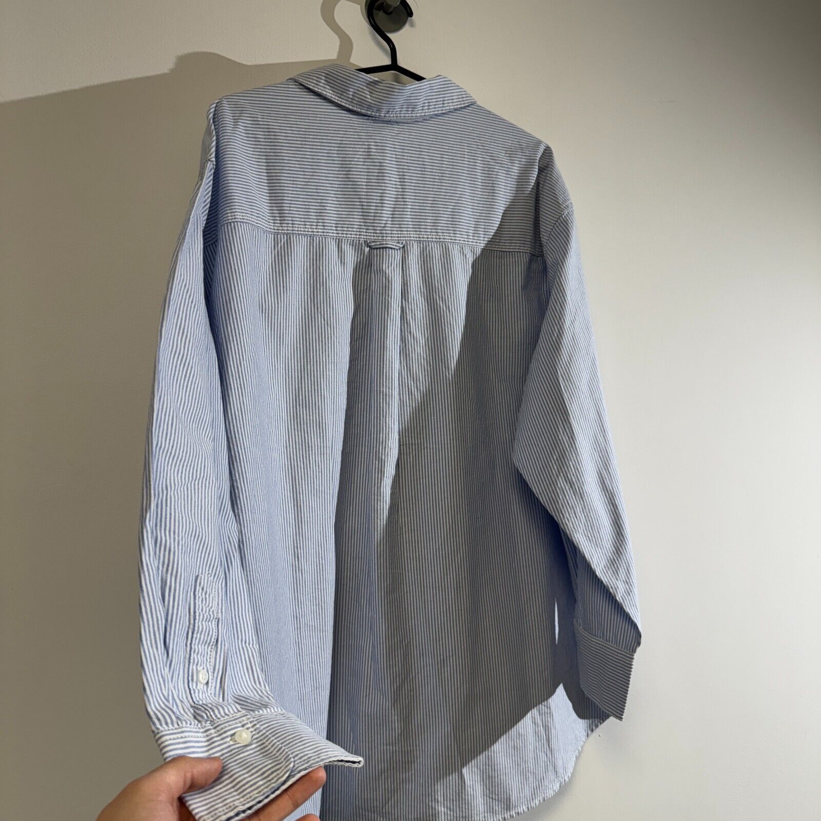 H&M × Vintage Vintage Unisex White Blue Cotton XL Shirt H&M Y2K 90s Size US XL / EU 56 / 4 - 9 Thumbnail