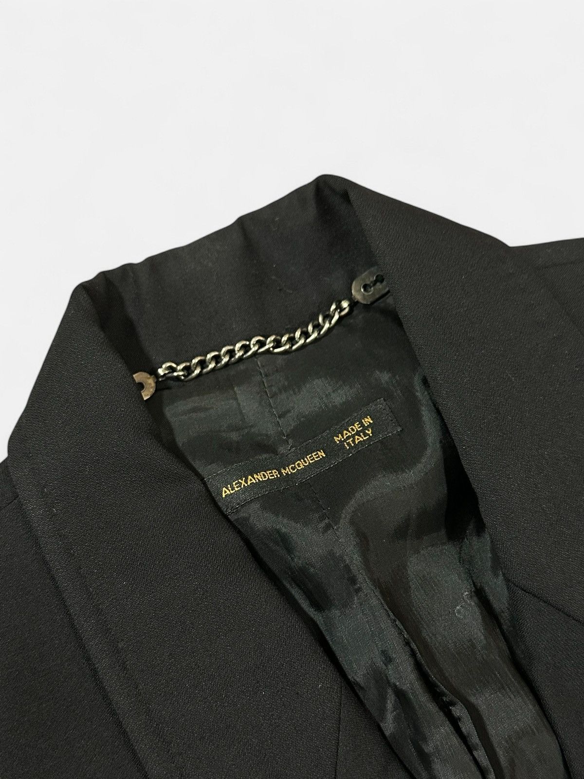 Alexander McQueen Alexander McQueen - FW00 Eshu Black / Yellow Blazer Size S / US 4 / IT 40 - 6 Thumbnail
