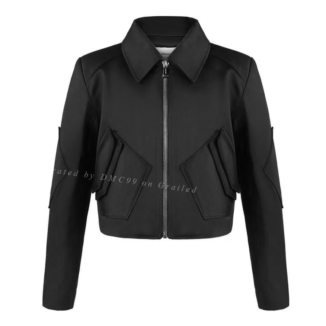 Vintage ISECRET Black Multi-pocket Jacket Size M / US 6-8 / IT 42-44 - 1 Thumbnail