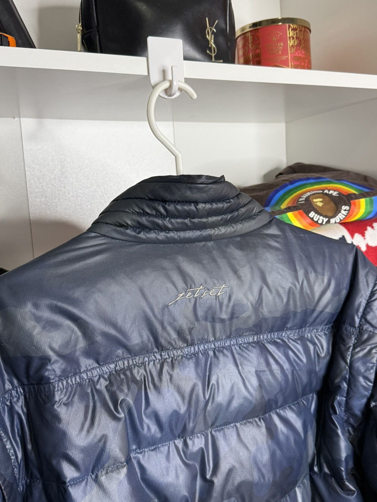 JET SET Jet Set St.Moritz 2in1 Camo Navy Blue Down jacket size 5 Size US L / EU 52-54 / 3 - 12 Thumbnail