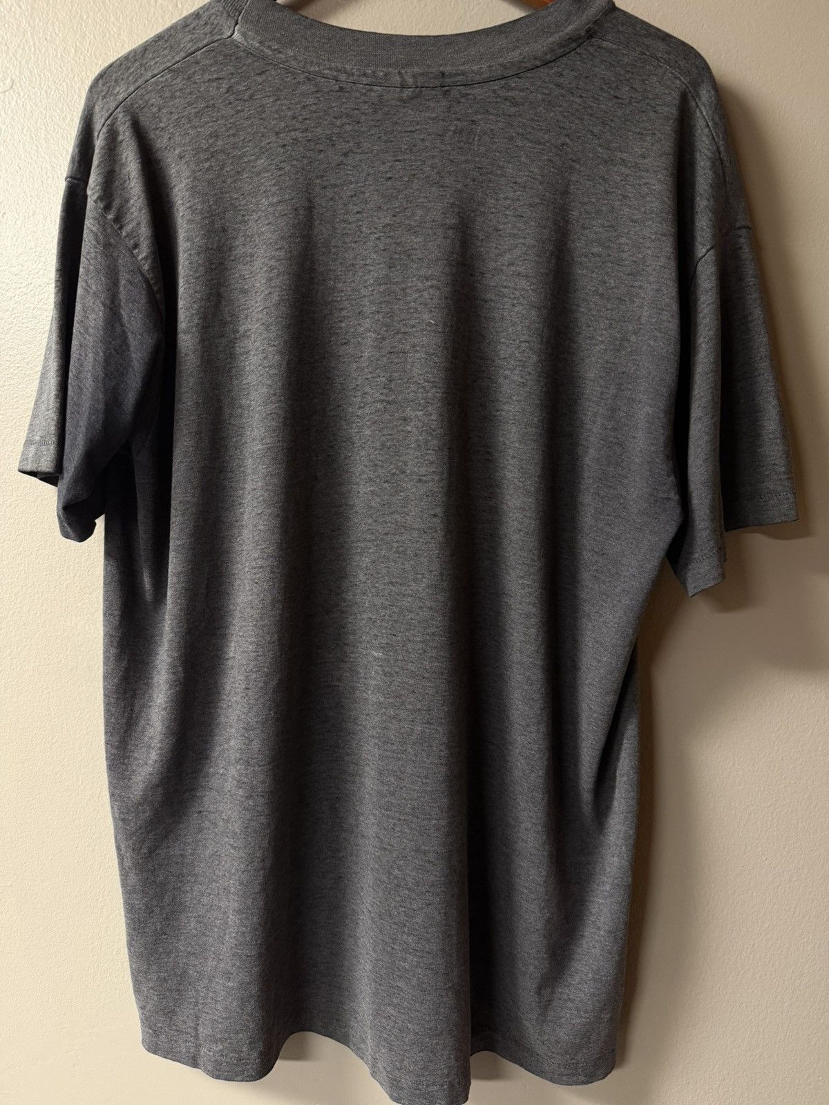 Hanes Vintage 80s Faded Black Tee Size US XL / EU 56 / 4 - 3 Thumbnail